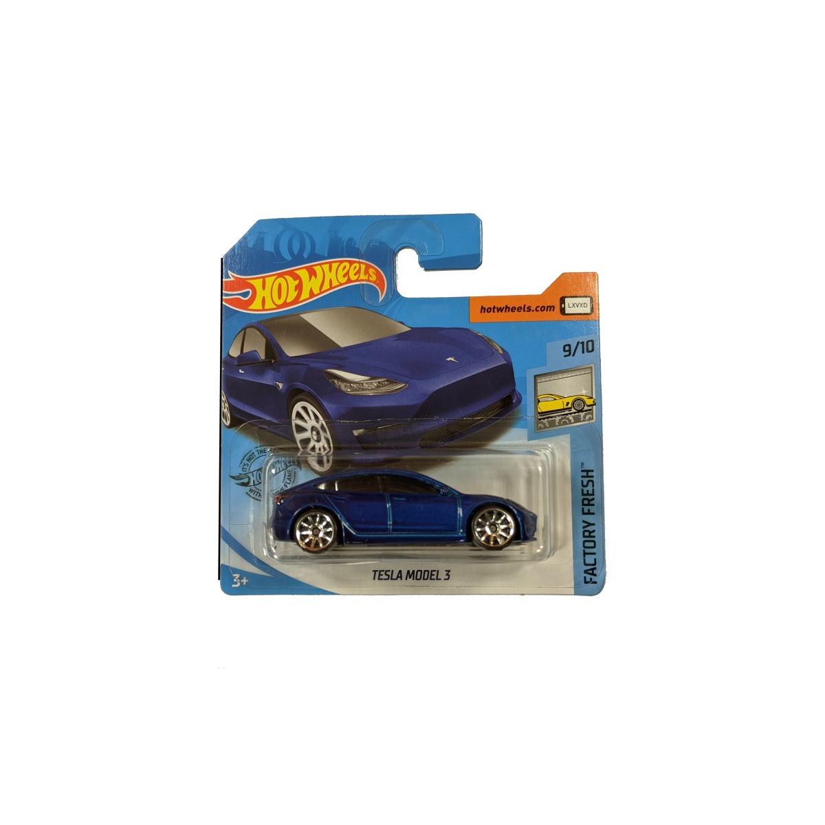 Игрушечная масштабная модель Tesla Model 3 HotWHEELS