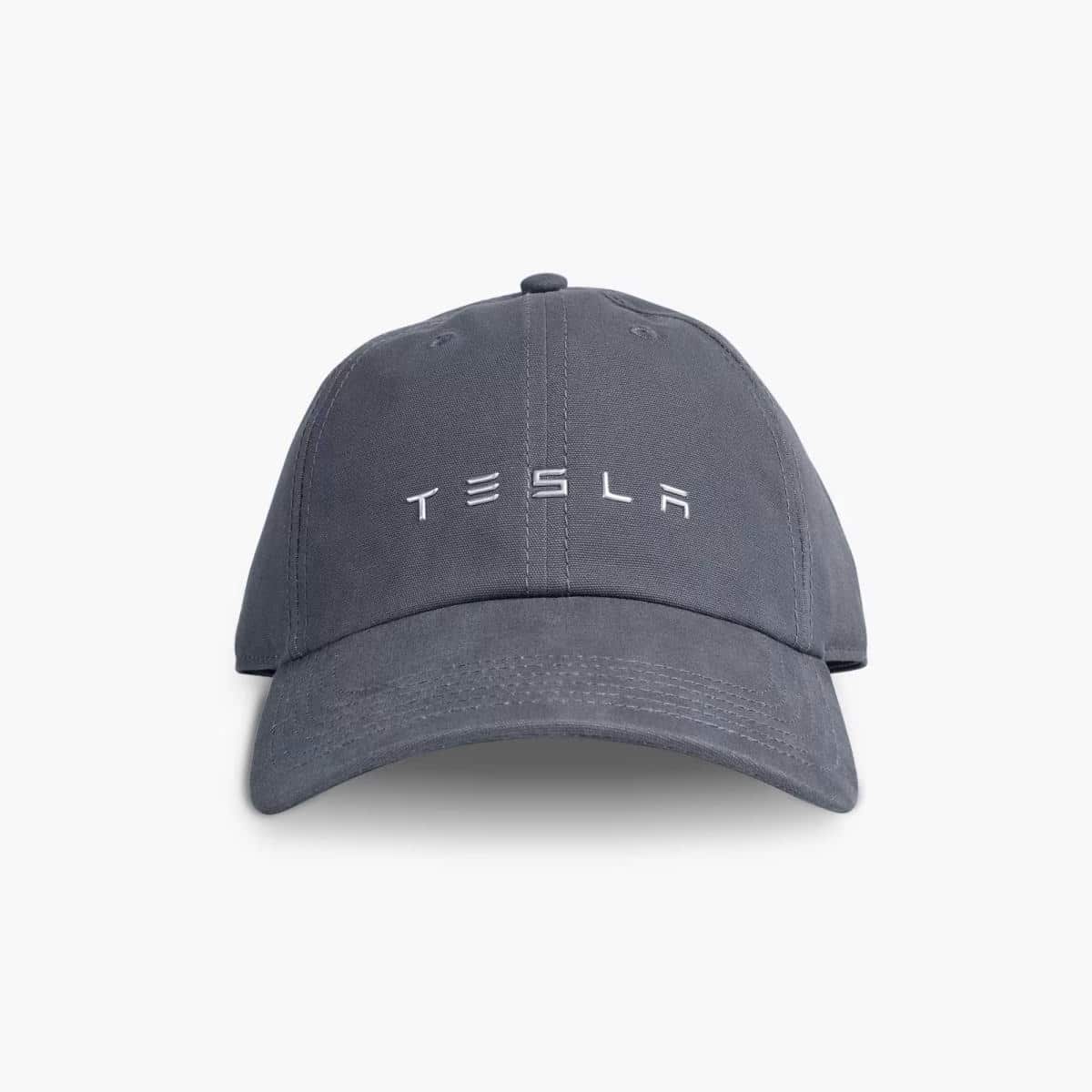 Кепка Tesla серая с буквами — изображение 5